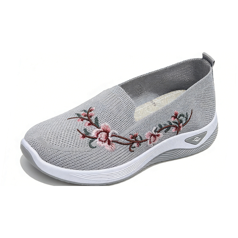 🔥Last day of sale! 30% off!🔥 Women's embroidered, breathable knitted casual shoes