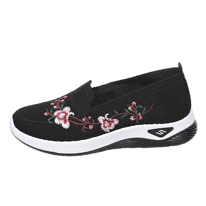 🔥Last day of sale! 30% off!🔥 Women's embroidered, breathable knitted casual shoes