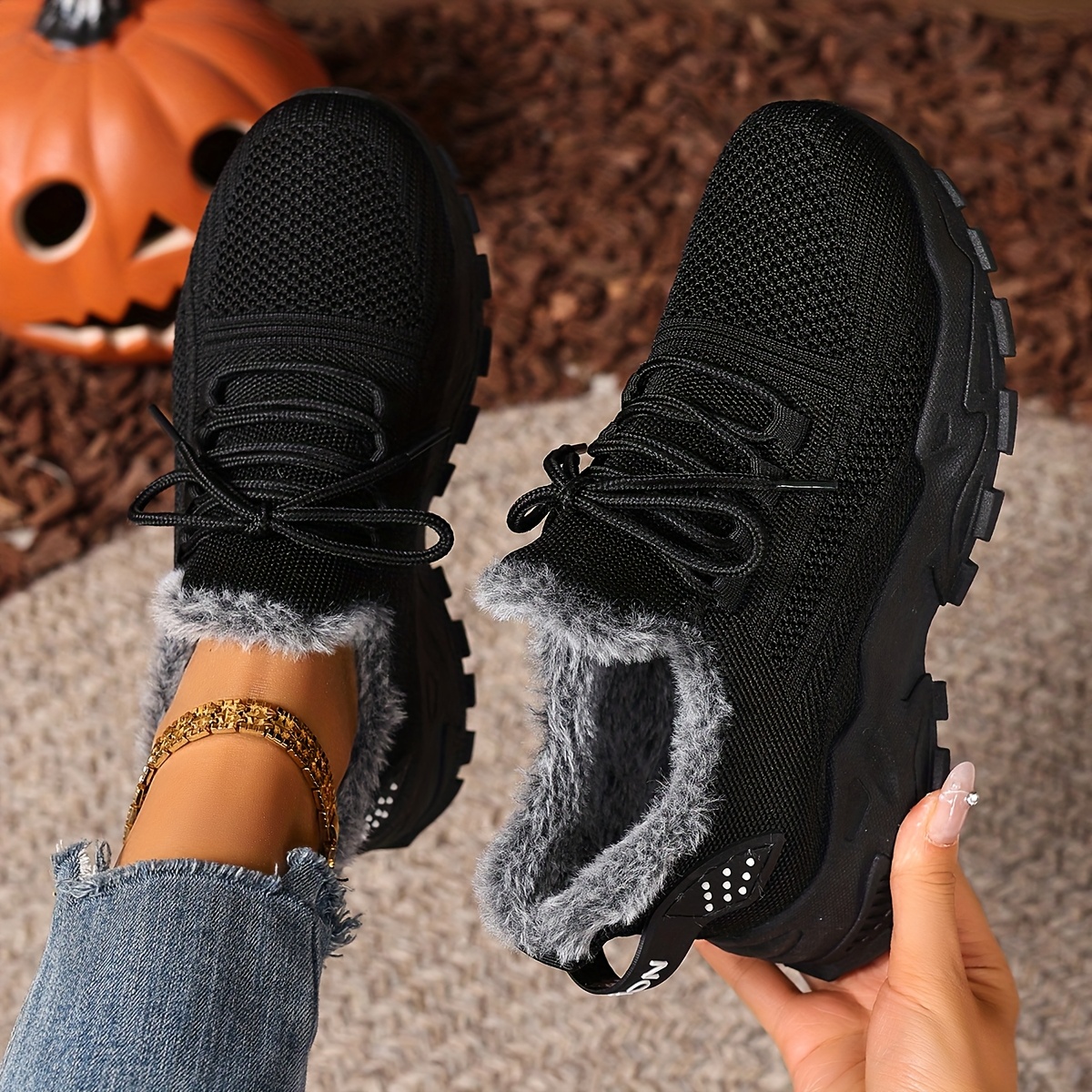 🔥 Women'S Winter Warm Fleece-Lined Orthopaedic Sneakers