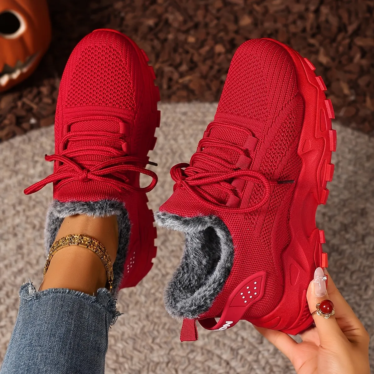 🔥 Women'S Winter Warm Fleece-Lined Orthopaedic Sneakers