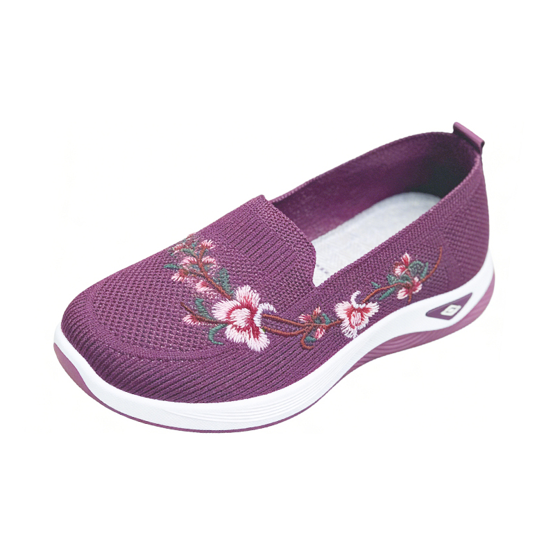 🔥Last day of sale! 30% off!🔥 Women's embroidered, breathable knitted casual shoes
