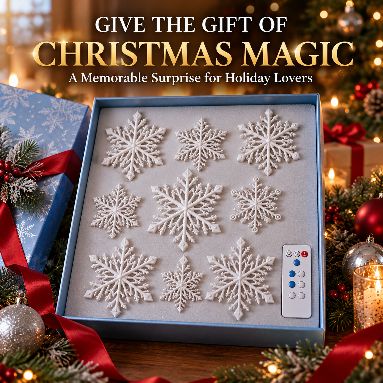 LED snowflake wall lights product details