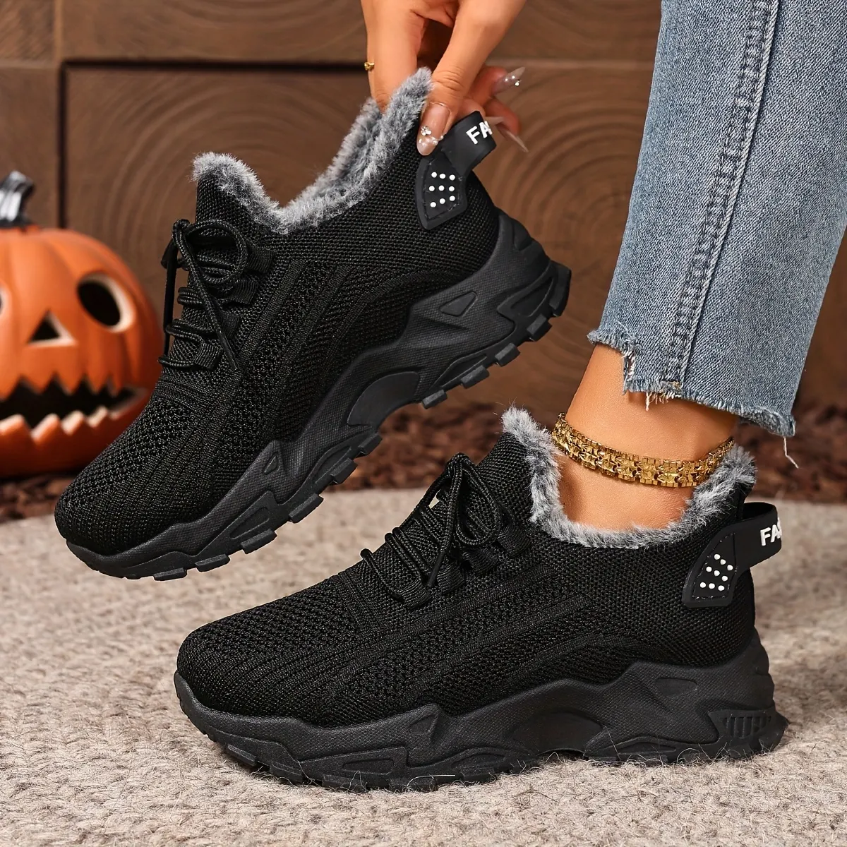 🔥 Women'S Winter Warm Fleece-Lined Orthopaedic Sneakers