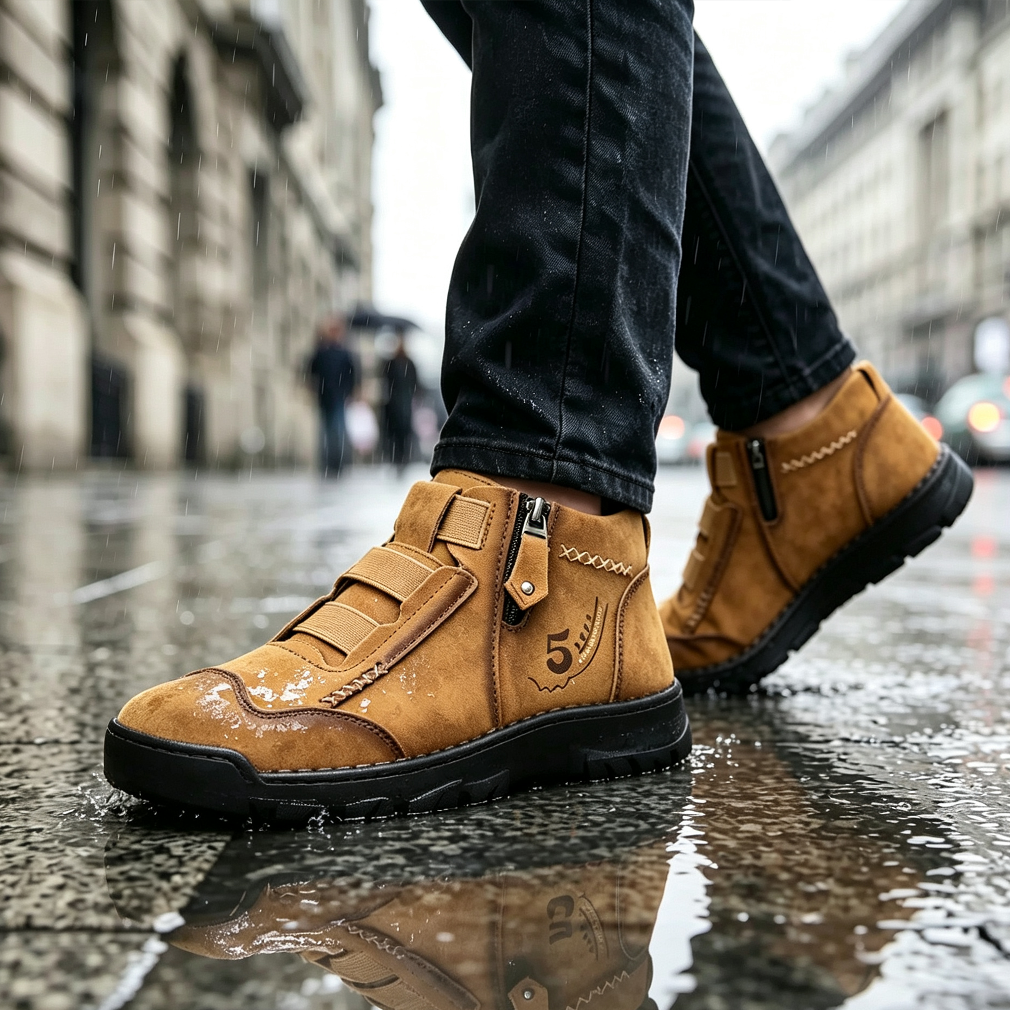 Waterproof Genuine Cowhide Upper