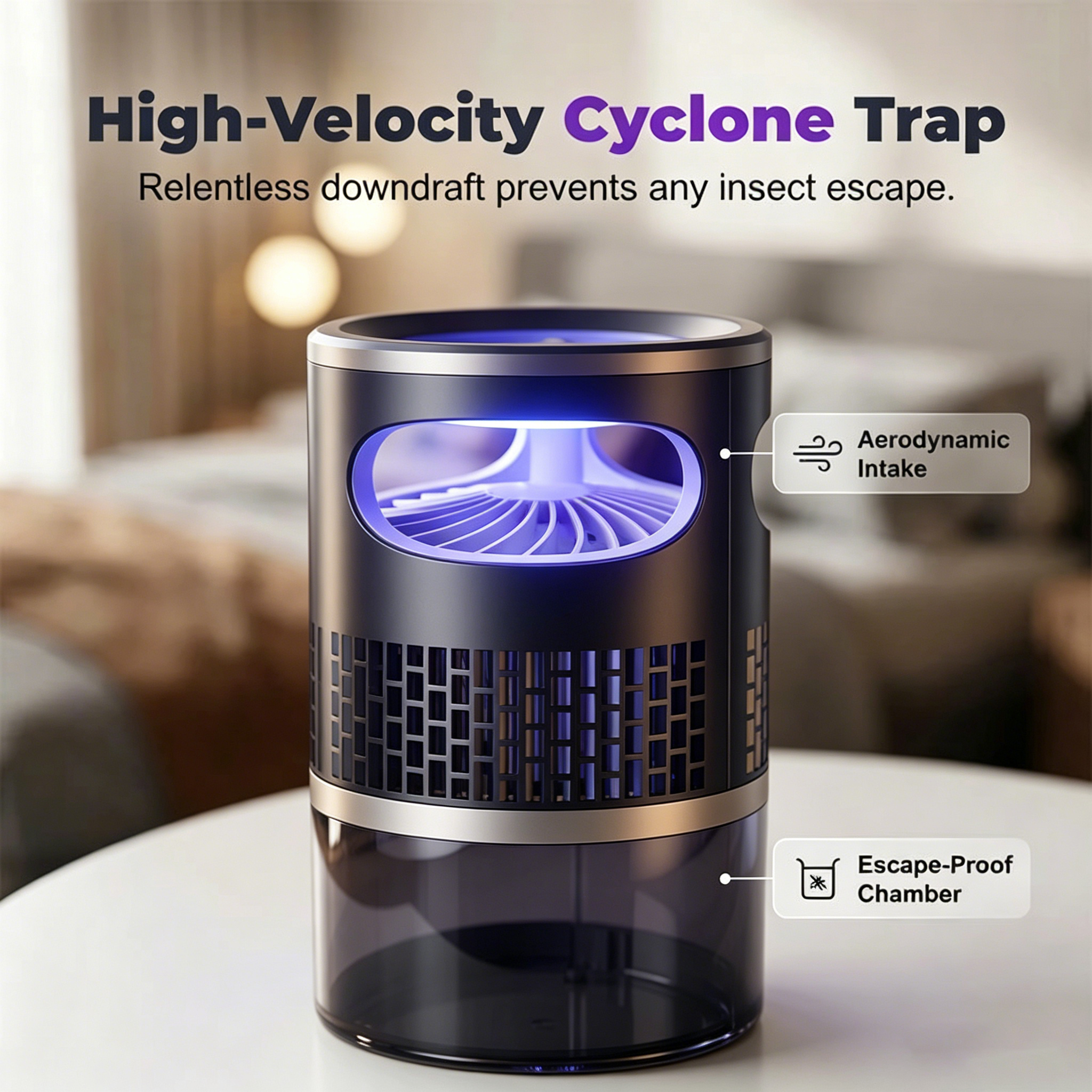 🦟 50% OFF! UV Mosquito Killer Lamp – quiet, USB, chemical-free. 50K+ sold! 🔇🌙