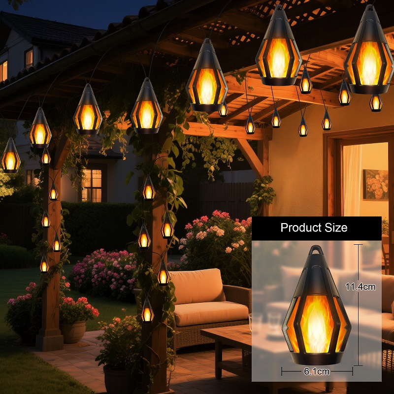 ✨ Solar Flame String Lights