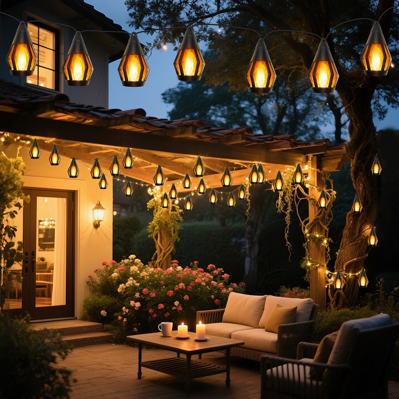 ✨ Solar Flame String Lights