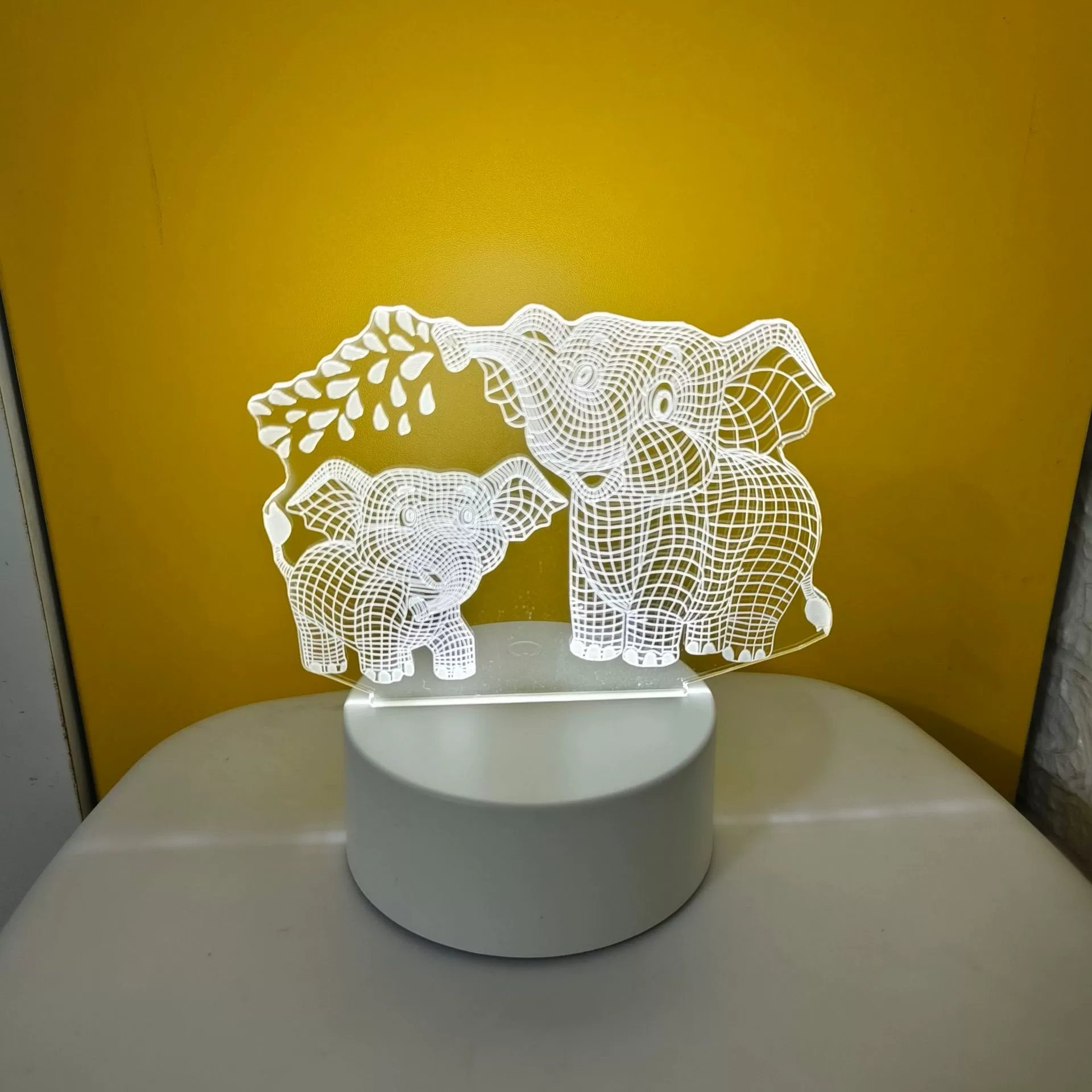 ✨ 3D Illusion Night Light — Creative LED Mood Lamp with Multi-Color Lighting