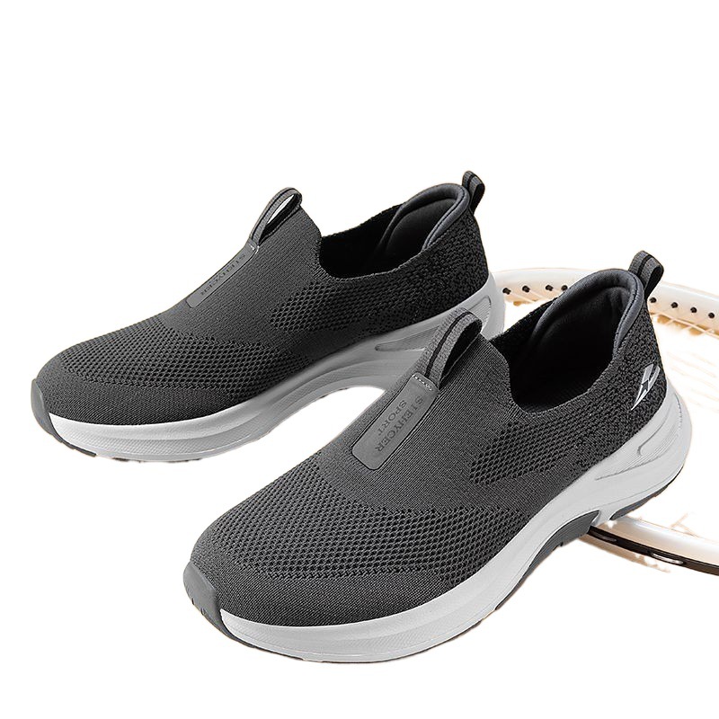 🏃👟70% OFF !!!🔥Clearance!!🔥Men's Daily Breathable Shock-Absorbing Slip-On Orthopedic Sneakers
