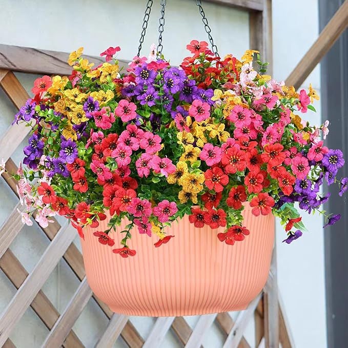 Upgraded High-grade  Material 🌱 Rainproof Lifelike Artificial Flowers With UV-Shield Coating
