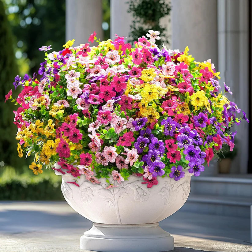 Upgraded High-grade  Material 🌱 Rainproof Lifelike Artificial Flowers With UV-Shield Coating