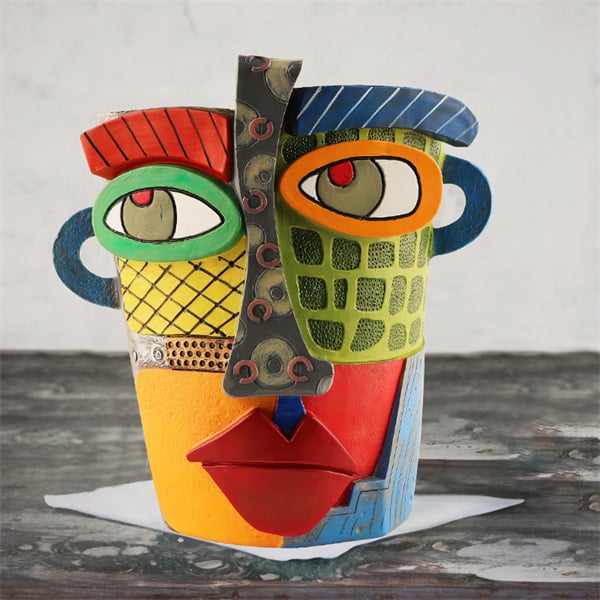 🔥 Last Day 49% OFF 😍 Handmade Brutalist Abstract Beauty Face Flower Pot