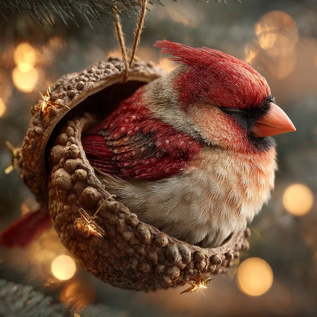 🎁❤Forest Animal Acorn Ornaments – Cozy Forest Christmas Ornaments