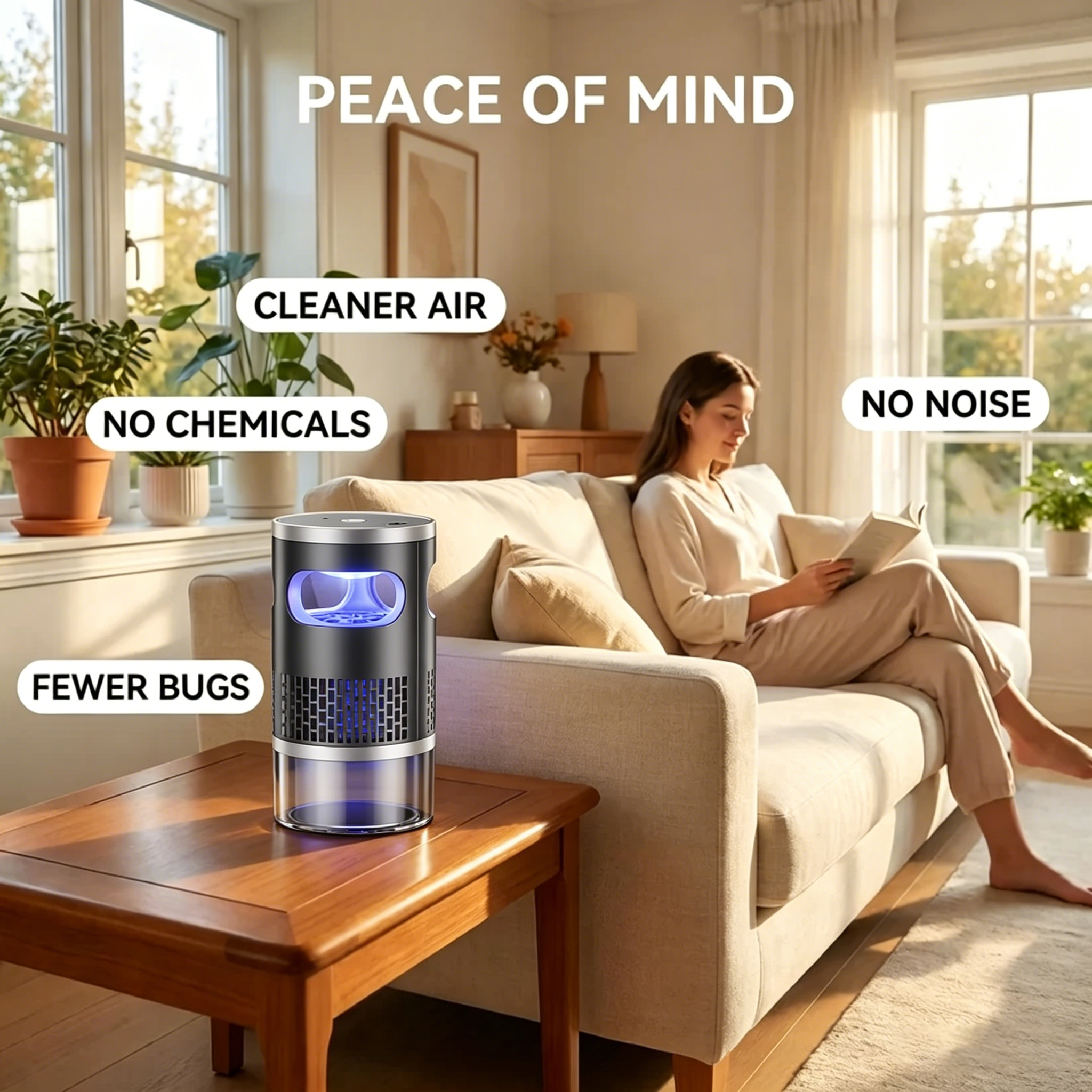 🦟 50% OFF! UV Mosquito Killer Lamp – quiet, USB, chemical-free. 50K+ sold! 🔇🌙