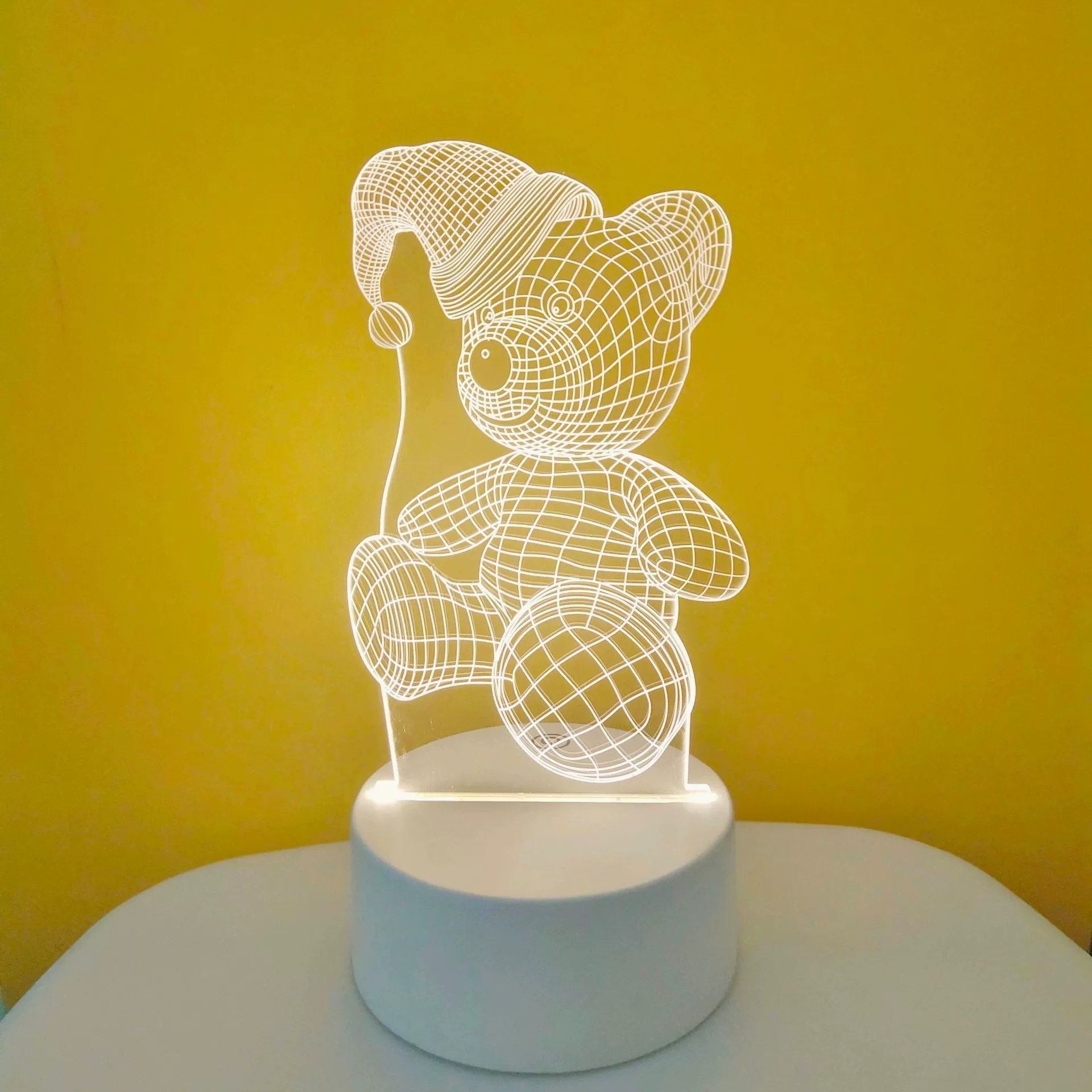 ✨ 3D Illusion Night Light — Creative LED Mood Lamp with Multi-Color Lighting