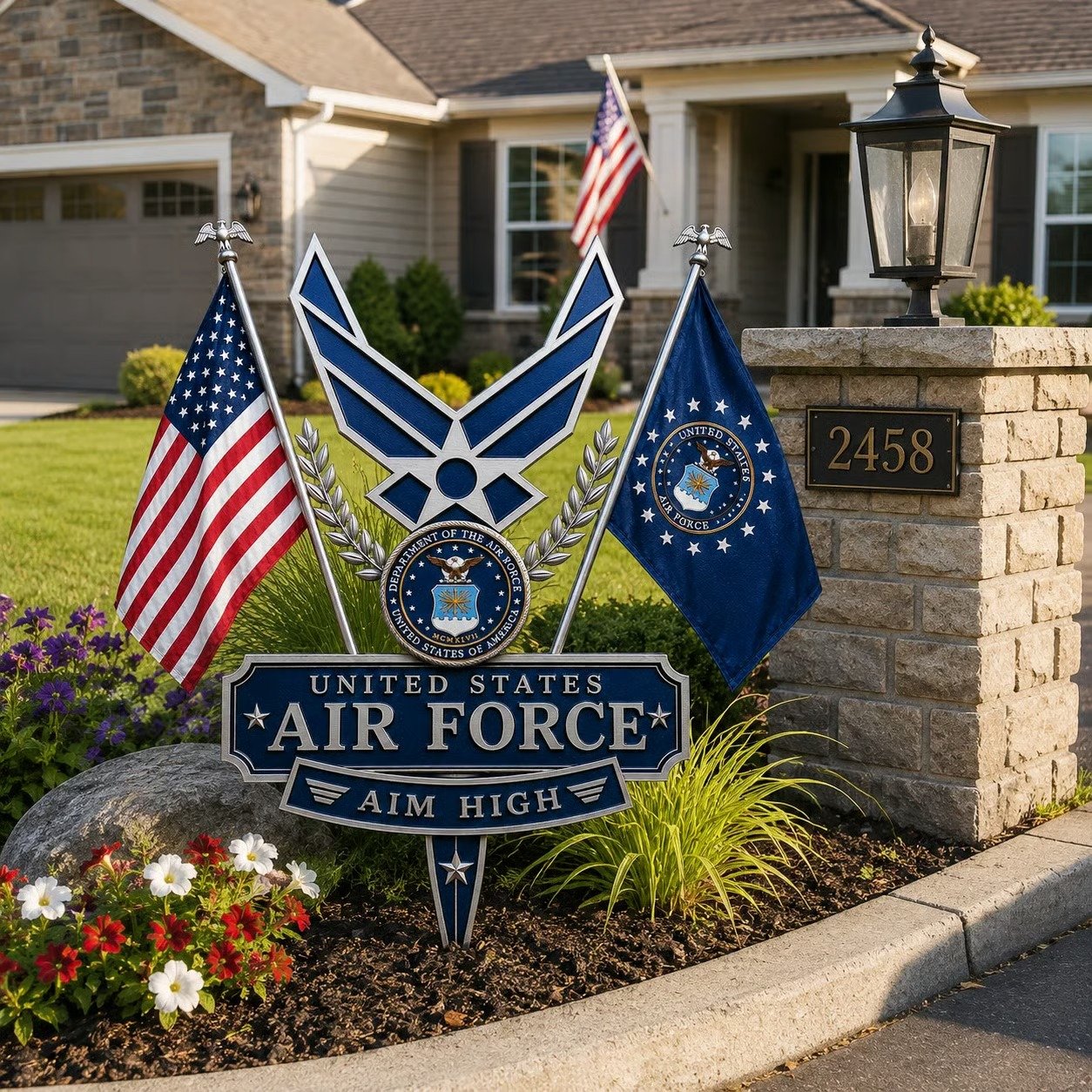 🏆Last Day Promo: 49% OFF 🎖️-US Marine Corps Semper Fidelis Tribute Garden Stake 