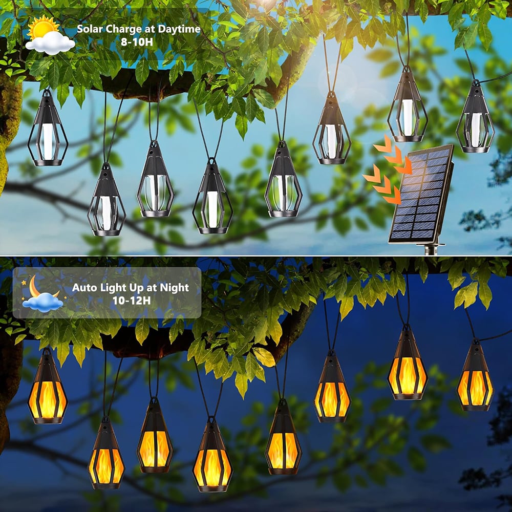 ✨ Solar Flame String Lights