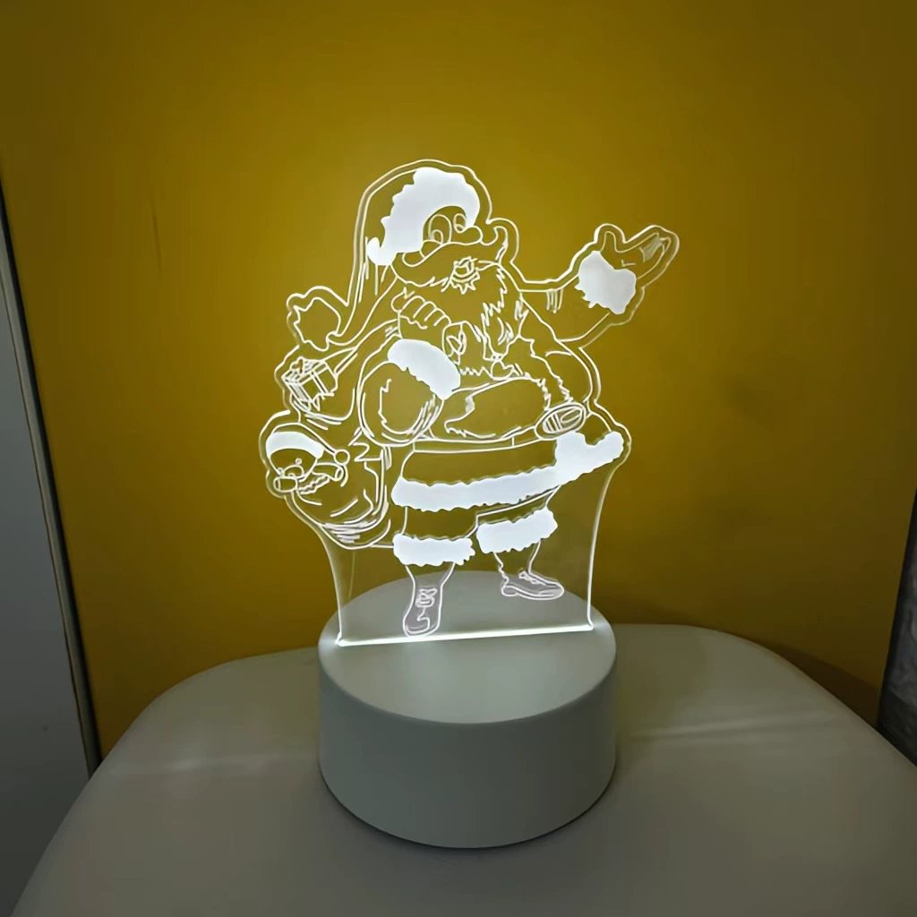 ✨ 3D Illusion Night Light — Creative LED Mood Lamp with Multi-Color Lighting