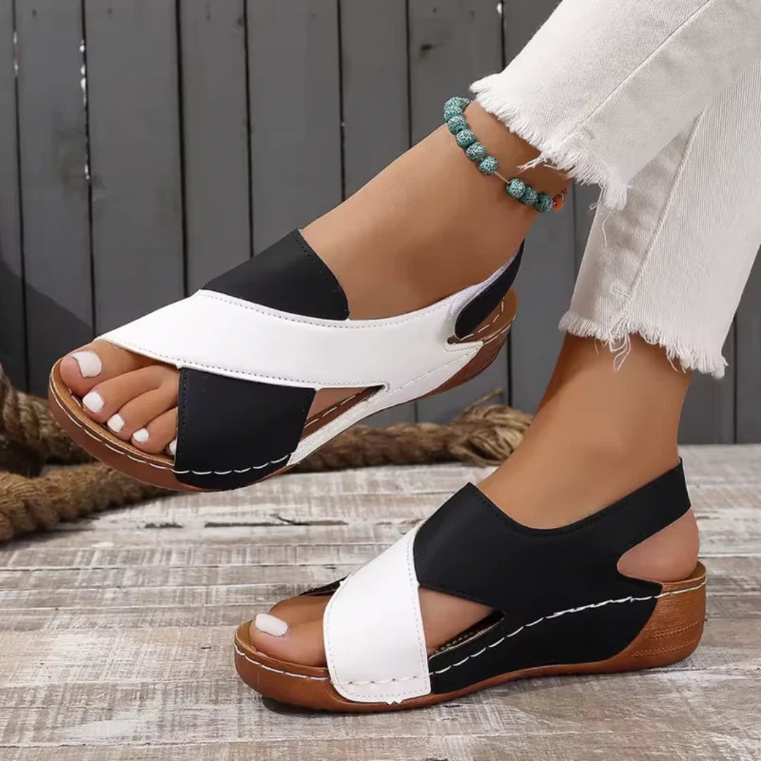 Women's Orthopedic Leather Sandals – Bella Delux