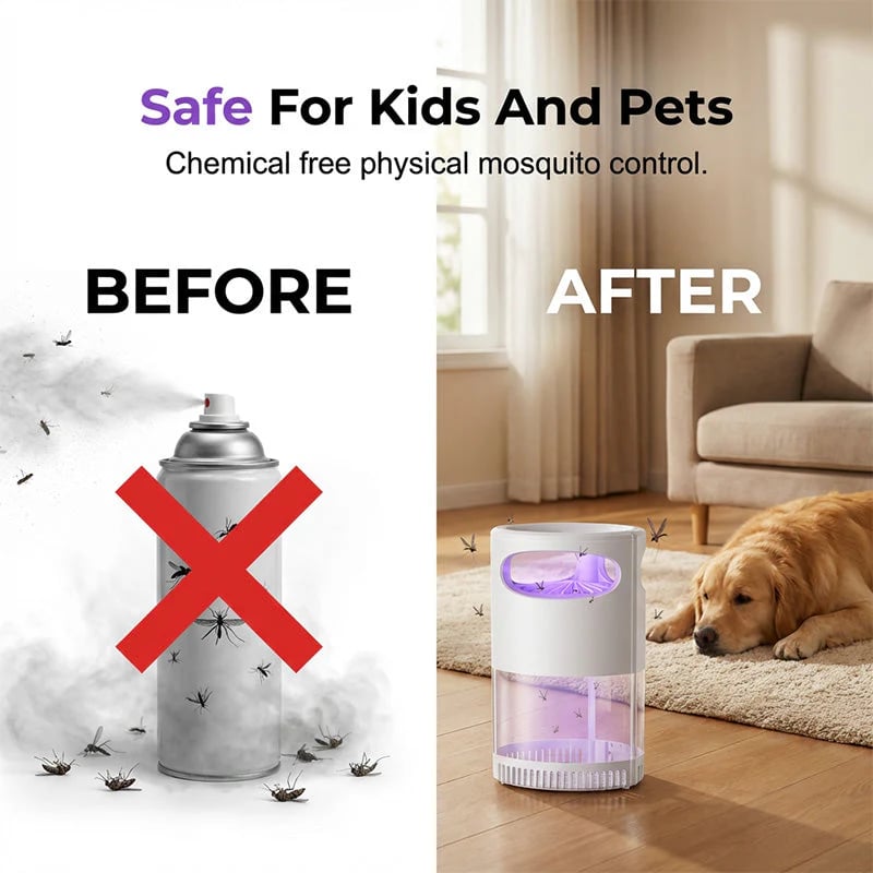 🦟 50% OFF! UV Mosquito Killer Lamp – quiet, USB, chemical-free. 50K+ sold! 🔇🌙