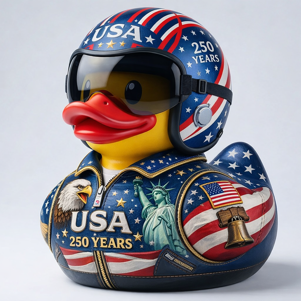 🦆USA 250 Years Commemorative Freedom Duck