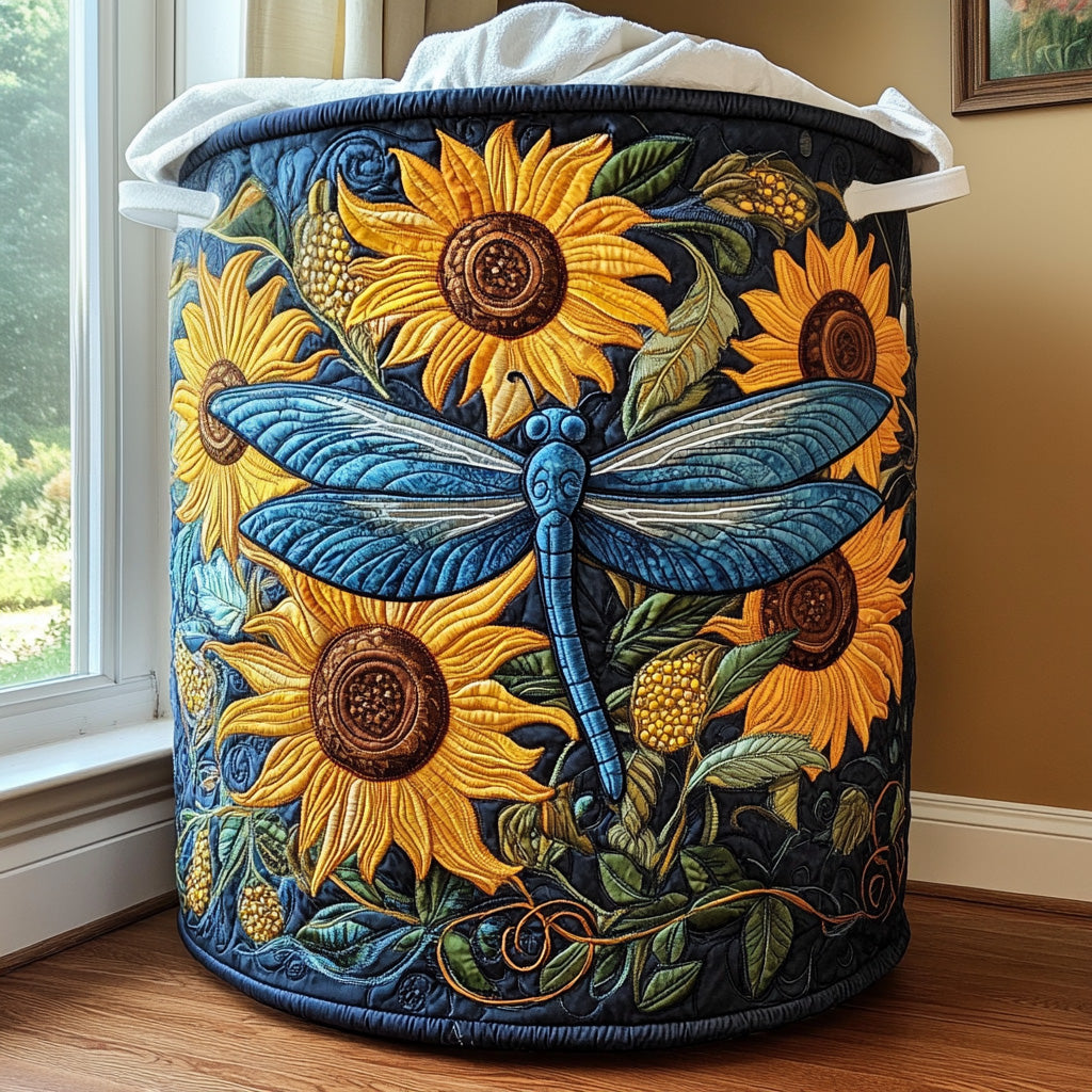Dragonfly Quilted Laundry Basket NCU0QN022