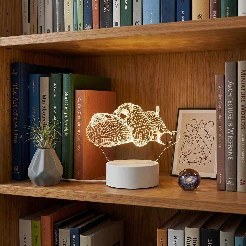 ✨ 3D Illusion Night Light — Creative LED Mood Lamp with Multi-Color Lighting