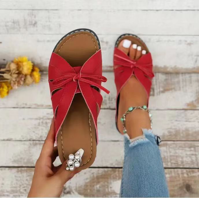 🔥Women Vintage Premium Orthopedic Open Toe Summer Wedges Platform Sandals