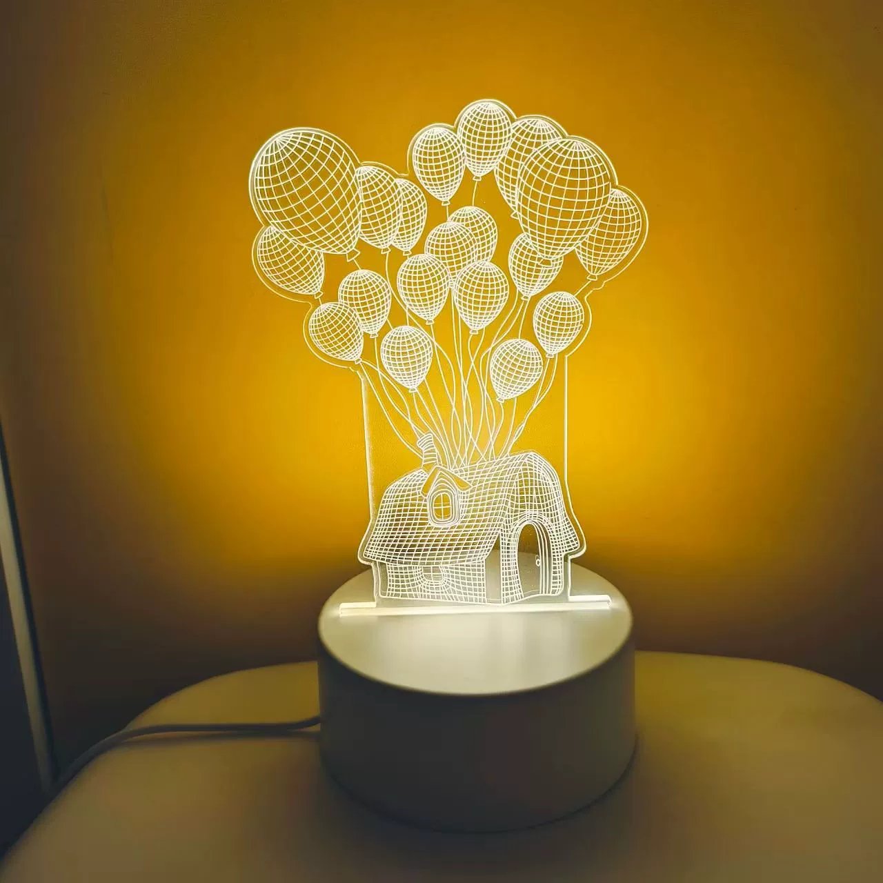 ✨ 3D Illusion Night Light — Creative LED Mood Lamp with Multi-Color Lighting
