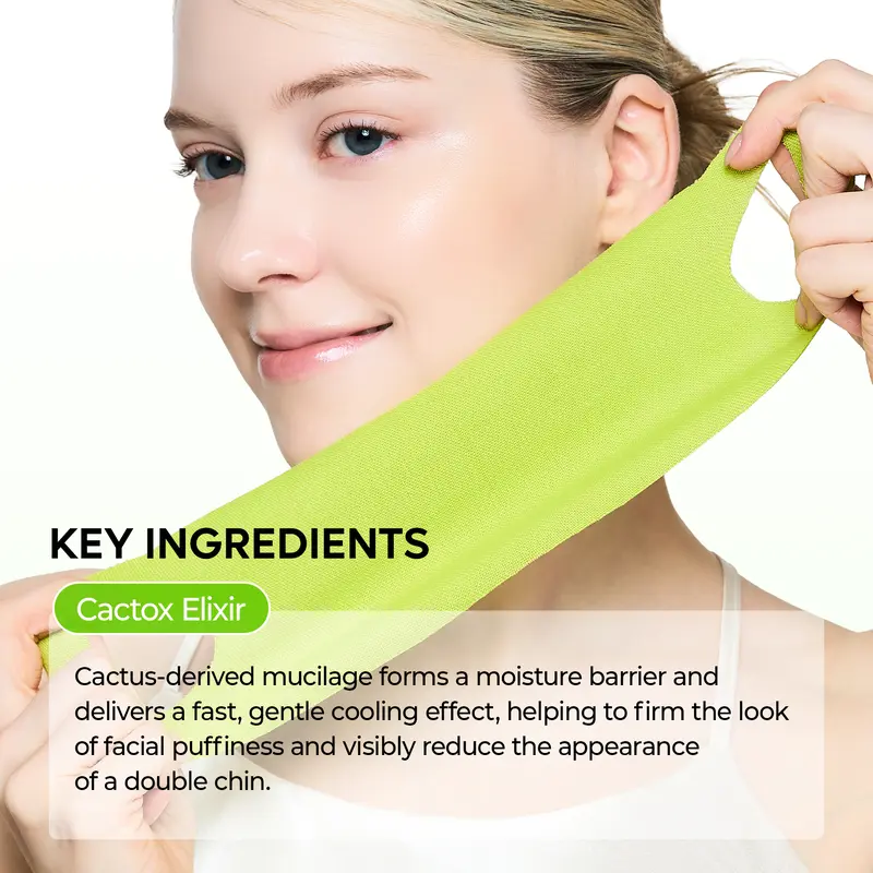 🔥V-Lifting Mewing Band – Cactus Cooling, Reduces Puffiness & Tightens Pores 🔥V-Lifting Mewing Band – Cactus Cooling, Reduces Puffiness & Tightens Pores
