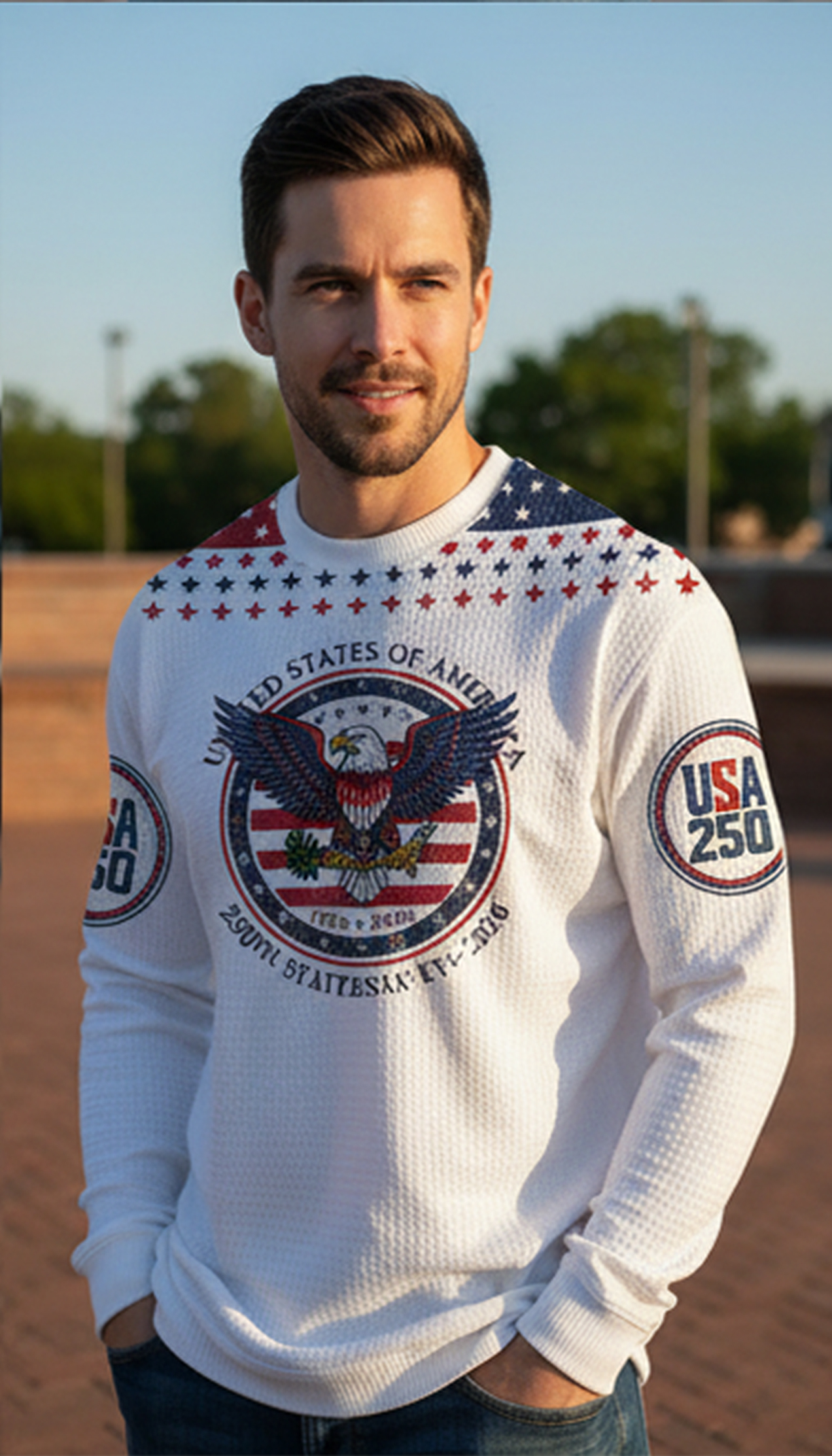 Proud American Eagle 250th Anniversary Sweatshirt