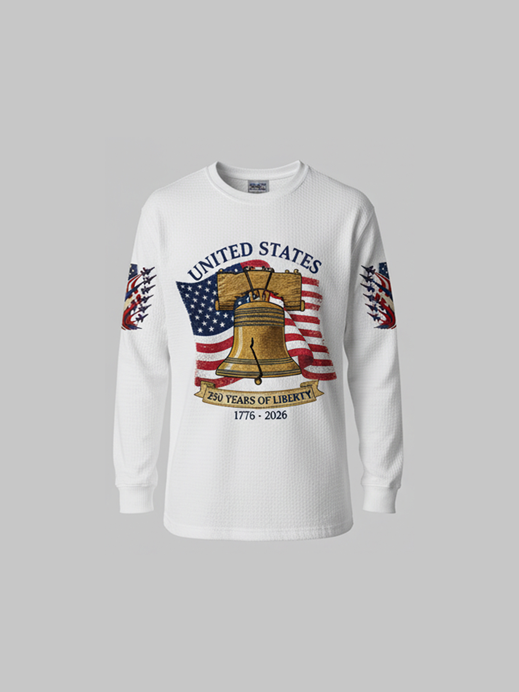 Retro 250 Years of Liberty: USA Commemorative Long Sleeve