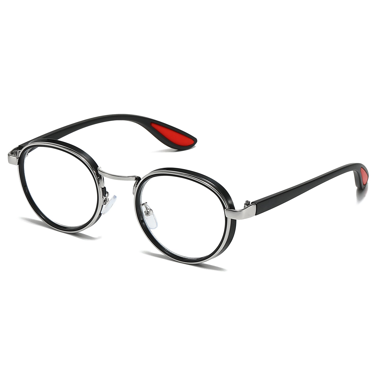 JollyNova HD7 Readers Anti-Fatigue Anti-Blue Light Men's Oval Reading Glasses