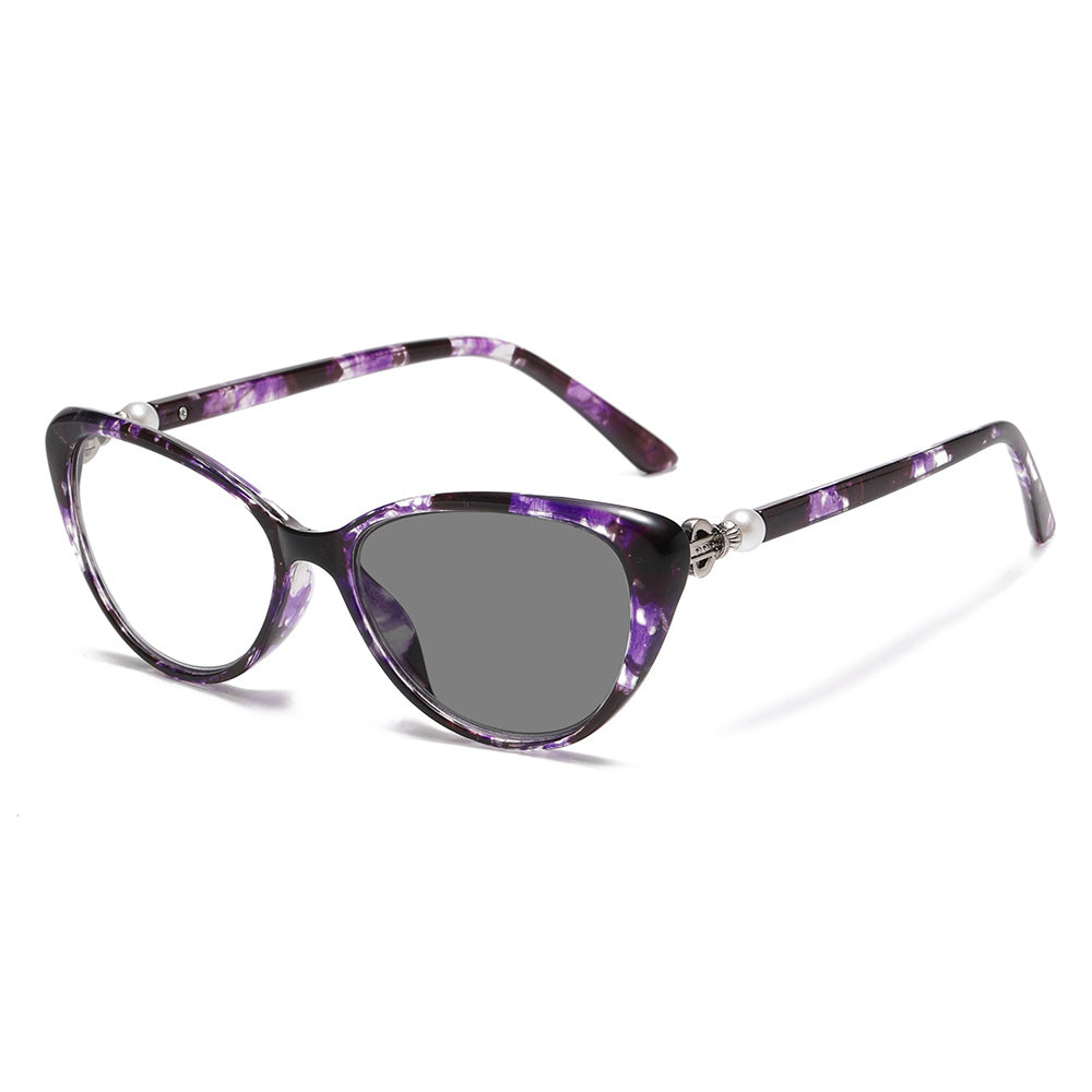 Women’s Ultralight Cat-Eye Photochromic Progressive Reading Glasses