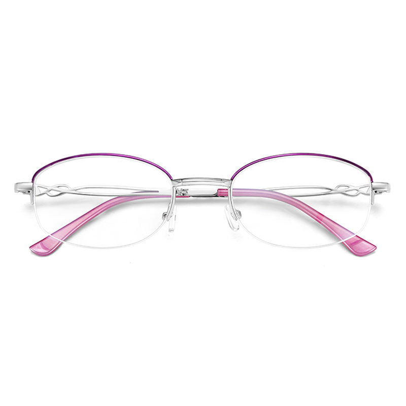 WOMEN'S HD HALF-FRAME FOLDING ANTI-BLUE LIGHT READING GLASSES