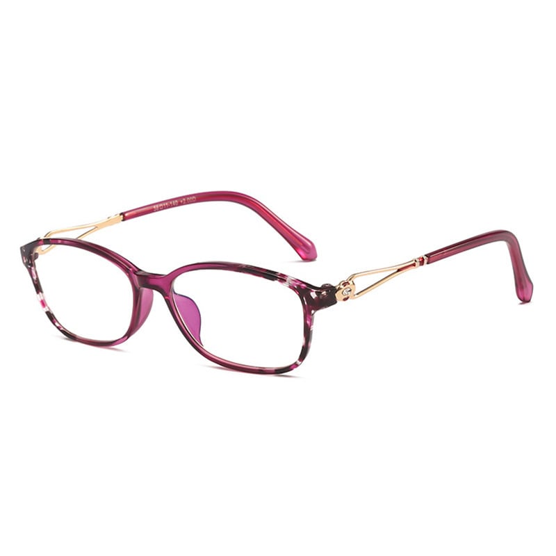 Women's Fashion Lightweight Metal Anti-Blue Light Reading Glasses