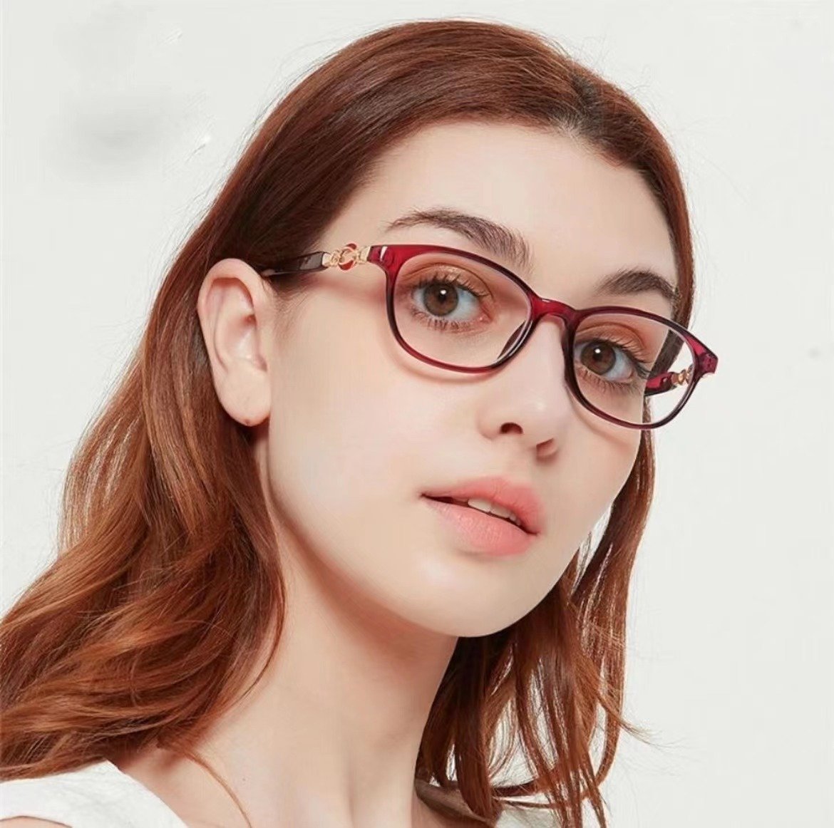 Women's Ultra-Light Progressive Multi-Focus Anti-Blue Presbyopic Glasses