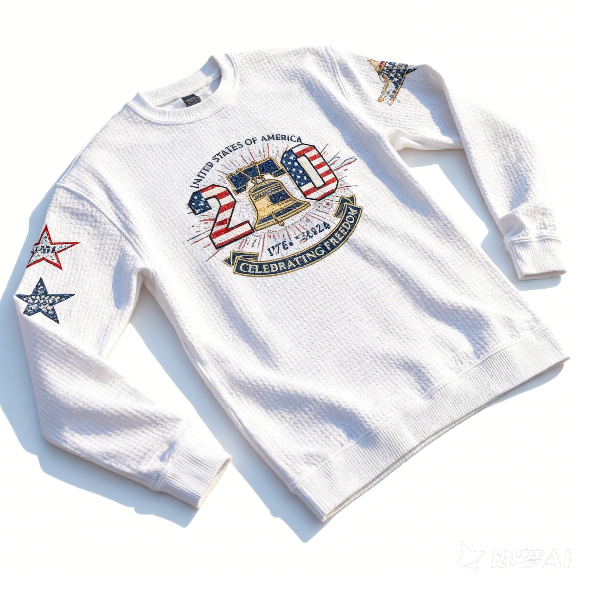 Vintage American Eagle 250th Anniversary Waffle Sweatshirt