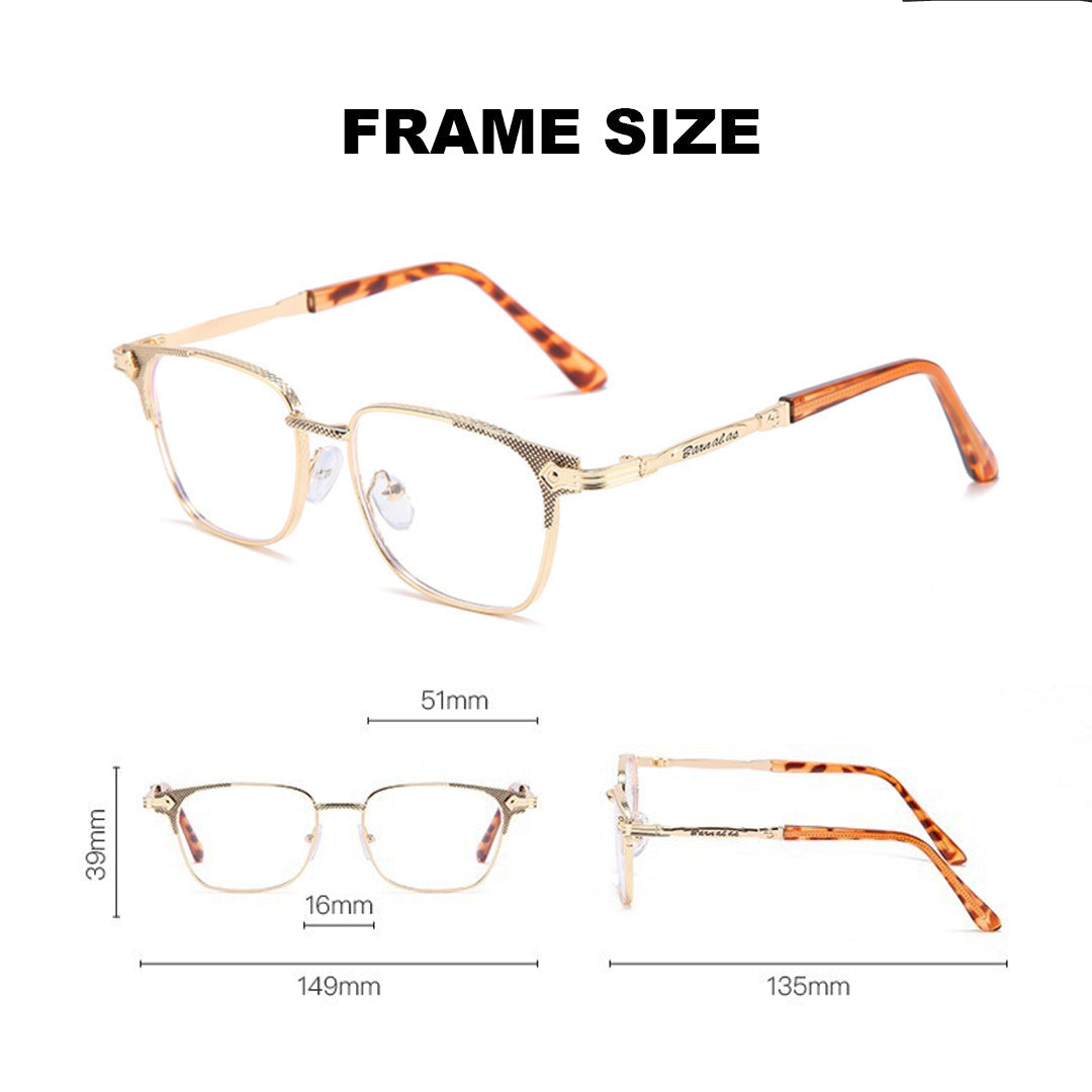 Retro Multifocal Blue Light Blocking Reading Glasses CML9002