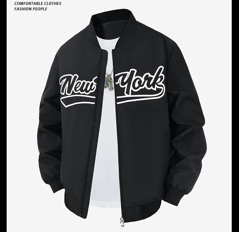 2026 Newest Letter Print Sporty Casual Jacket!