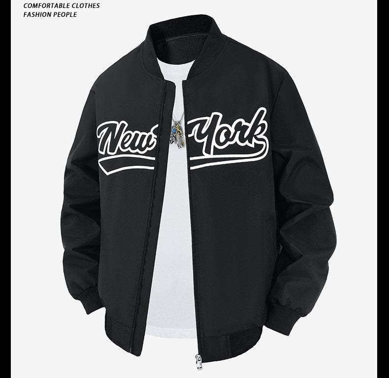 2026 Newest Letter Print Sporty Casual Jacket!