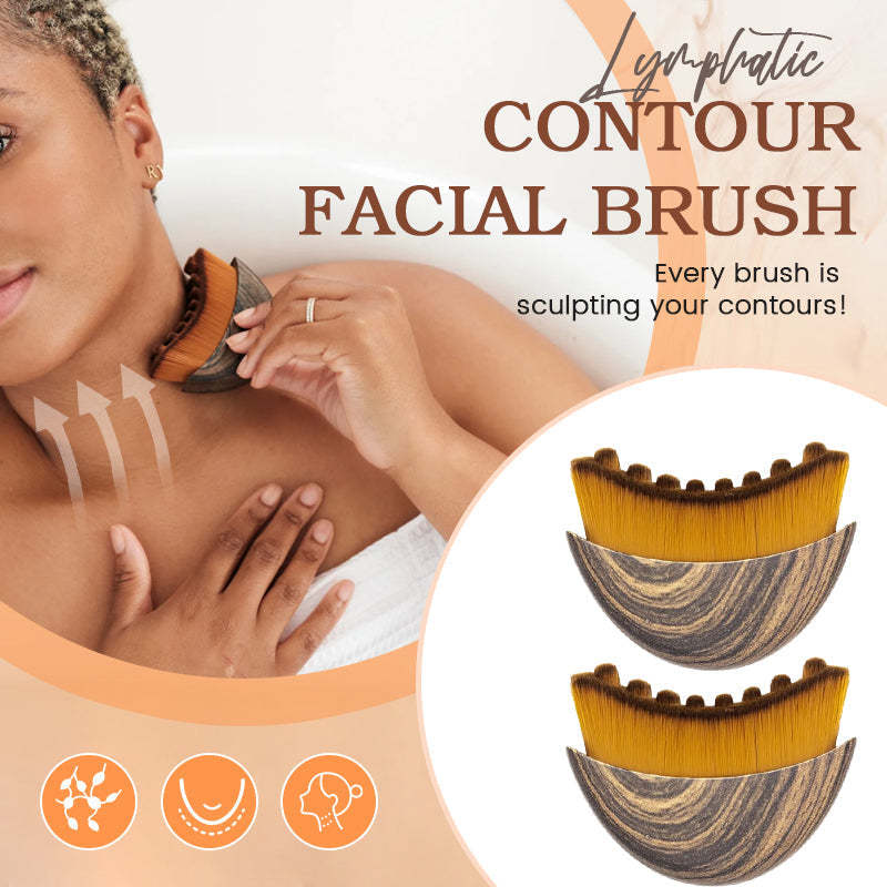 💆♀️ Lymphatic Contour Facial Brush | Each brush sculpts your contours!