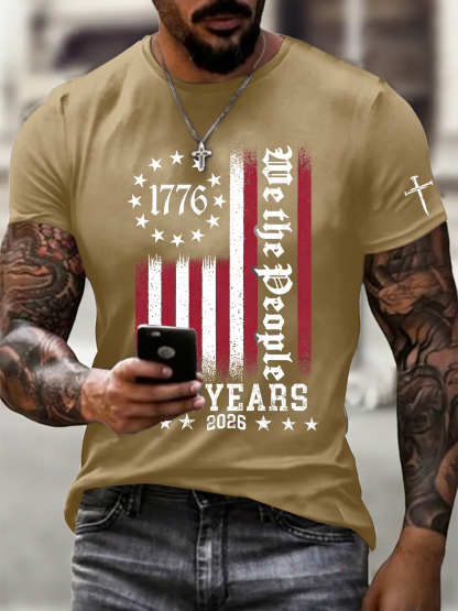 🎖️Men's Casual Printed Short-Sleeve T-Shirt