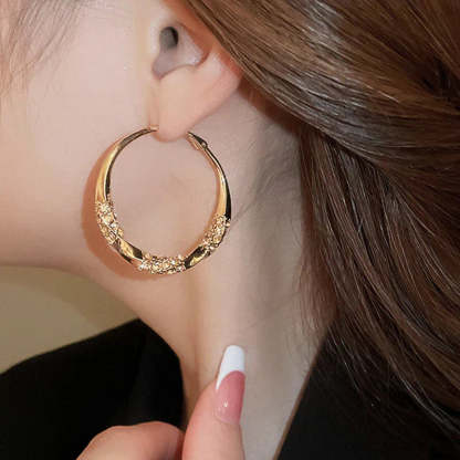 💖Buy 1 Get 1 Free, Enjoy a 60% Discount💖Zircon Round Earrings to Enhance Your Style and Charm!