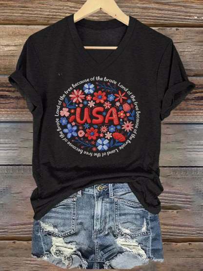Women's Casual American 250 Commemorative T-shirt