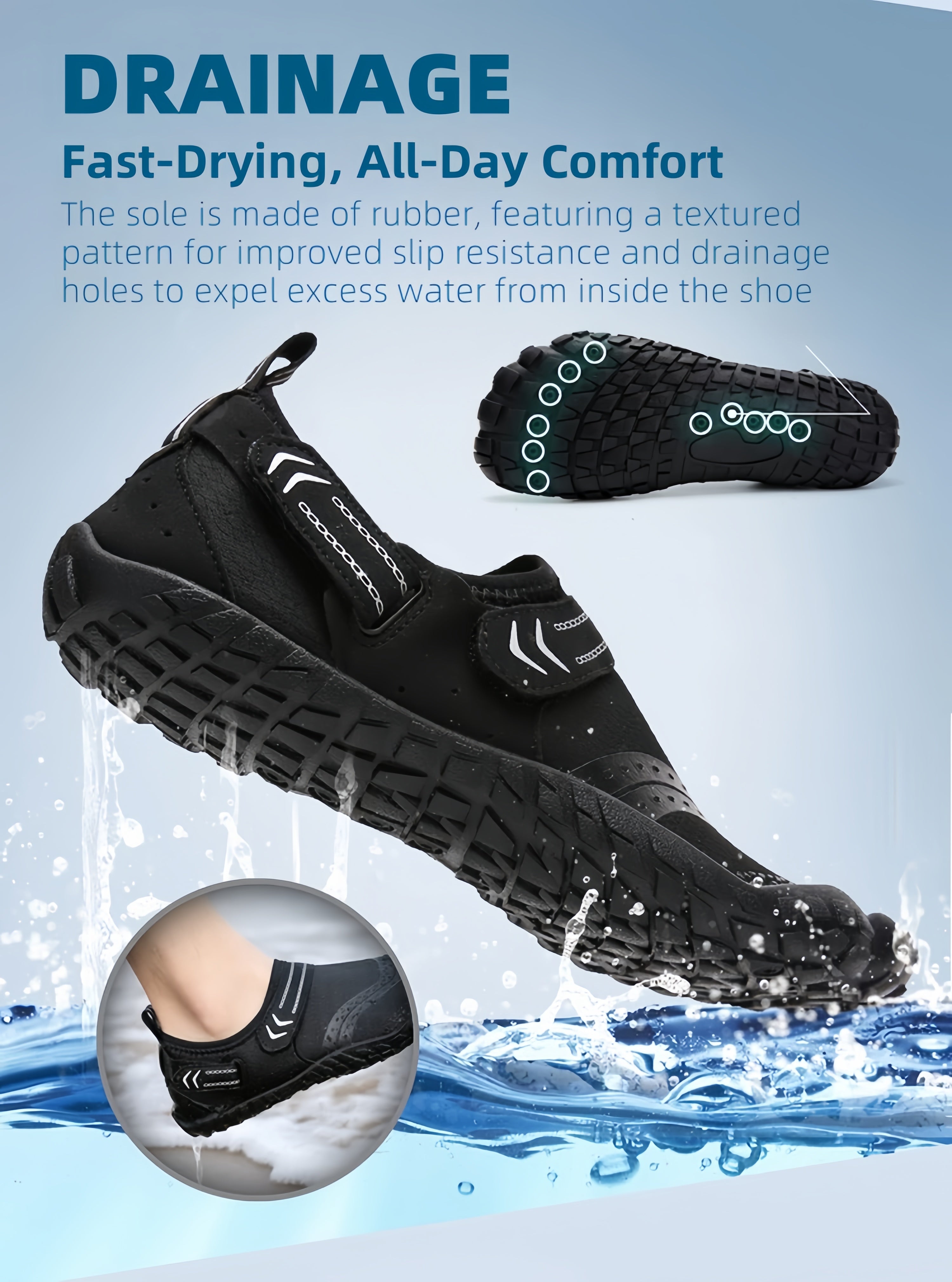 UltraBounce Grip Sneakers — Lightweight, Breathable, Quick-Dry