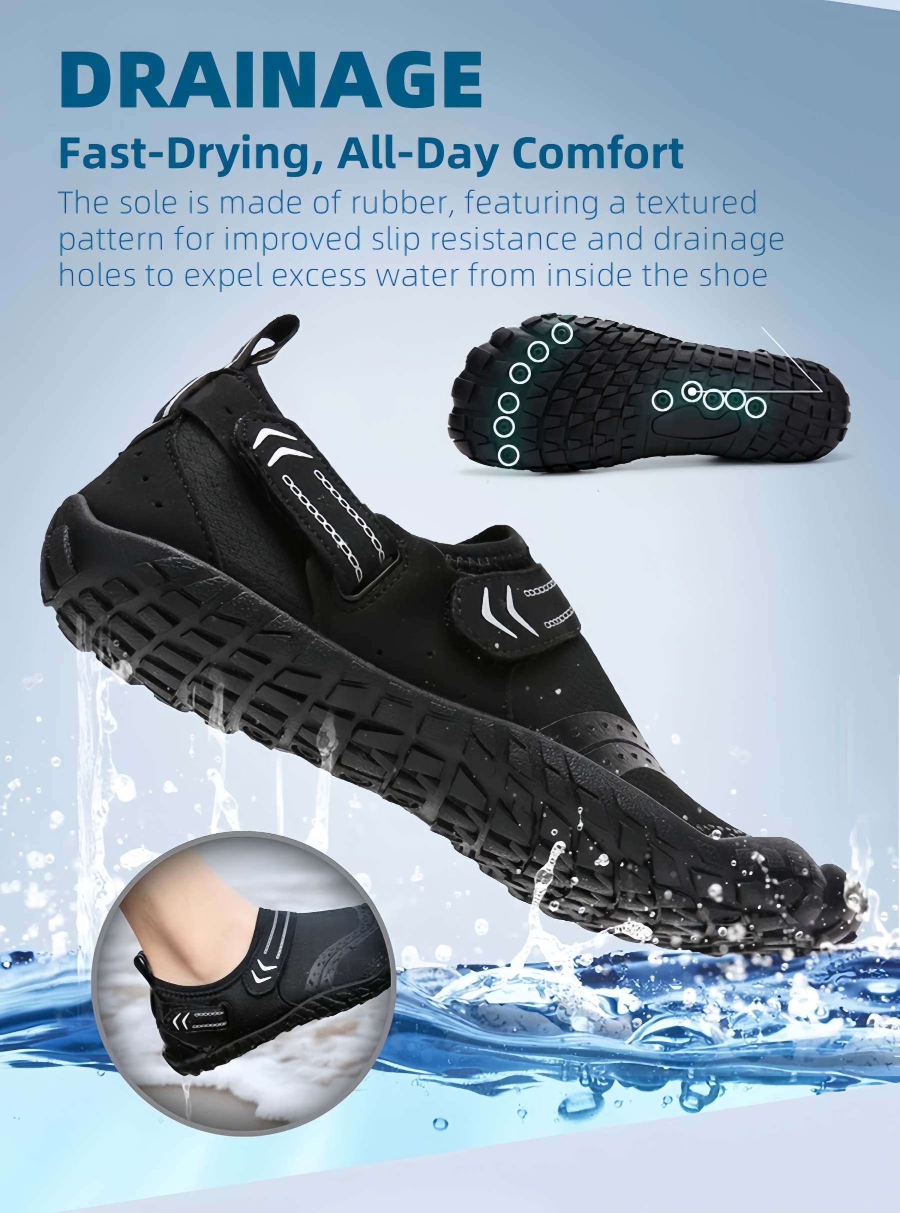 UltraBounce Grip Sneakers — Lightweight, Breathable, Quick-Dry