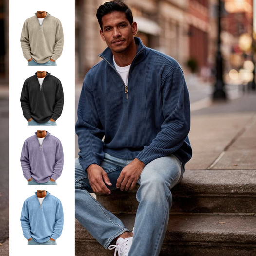 Men Can’t Get Enough of This Cozy Cashmere Sweatshirt