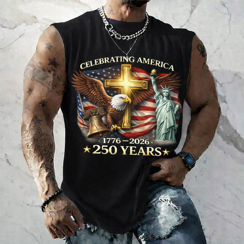 Men's 250th Anniversary Printed Tank Top