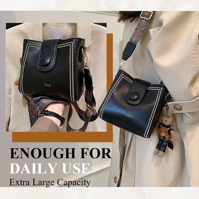 👜Vintage-Modetasche mit verstellbarem, breiterem Schultergurt